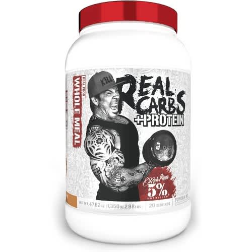 5% Nutrition Rich Piana Real Carbs + Protein 20 Servin