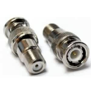 Bnc Male To Av Female Plug Connector For Cctv Camera - 100 Pcs