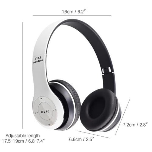 Foldable Bluetooth Wireless P47 Headphones 5.0 - EDR