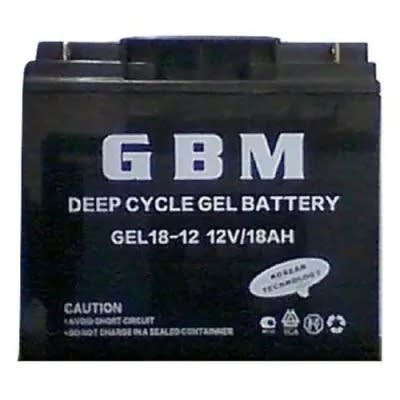 Gbm Deep Cycle Battery -18ah 12v