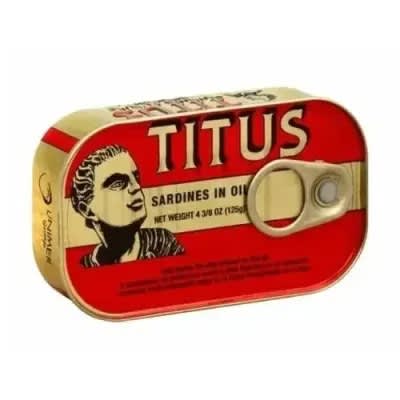 Titus Sardines - 125g - Pack Of 25