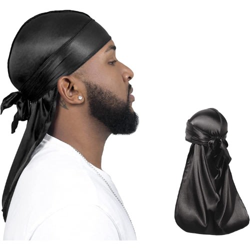 Satin Headwrap - Black