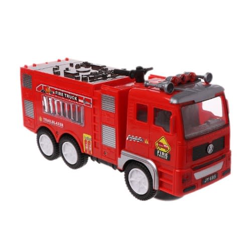 Fire Truck Toy For Kids With Flashing Lights And Sound