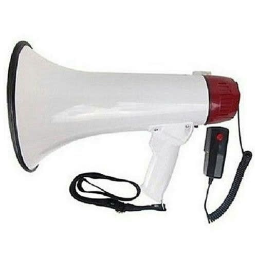 Rechargeable Handheld Megaphone / Speaker With Recorder & Microphone