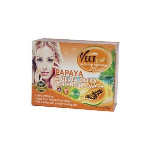 Veet Gold Exclusive Papaya & Gluta Extra Lightening Soap - 200g X 3pcs