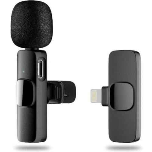 Single Wireless Lavalier Microphone For Type C - Plug & Play Mic Lapel Clip