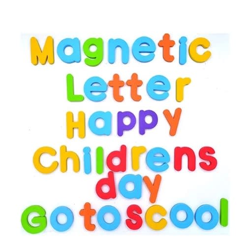Magnetic Latter Alphabet For Children Kids Spelling.
