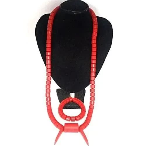 Traditional Coral Styled Beads