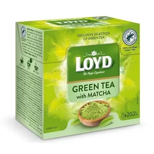 Loyds Green Tea With Matcha Ginger - 20 Tea Bags
