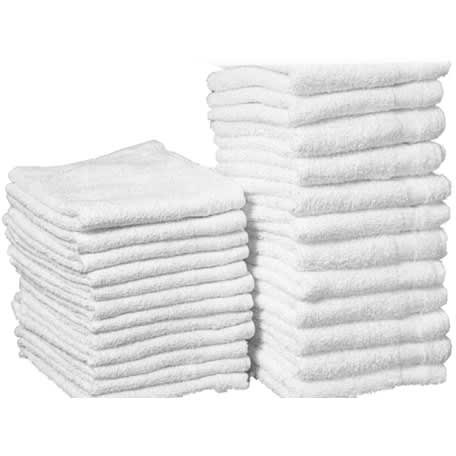24 In 1 Bath Towel - White