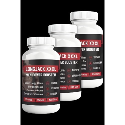 Long Jack Xxxl - 3 Bottles Of 60 Capsules
