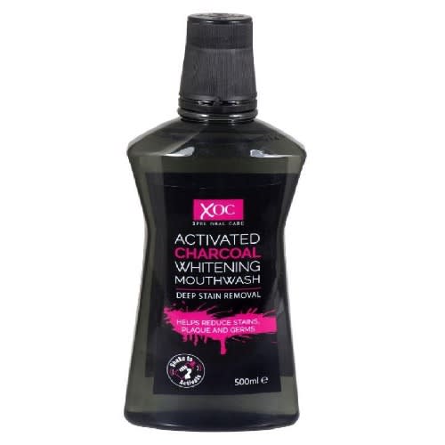 Xoc Activated Charcoal Whitening Mouth Wash-500ml