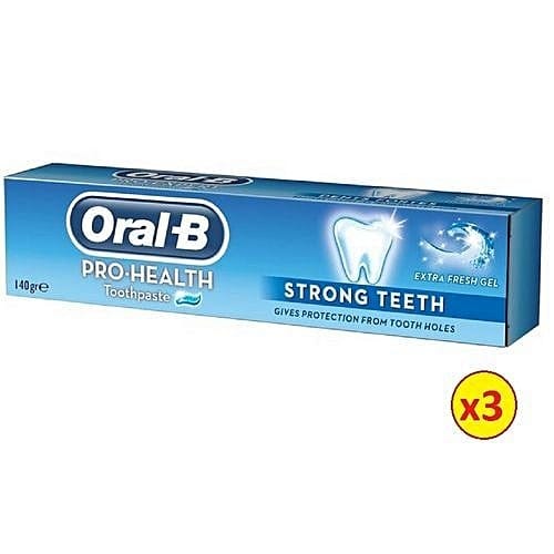 Oral B Strong Teeth Toothpaste- 140g (pack Of 3)