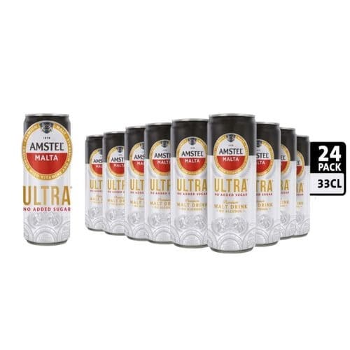 Amstel Malta Ultra Can 33cl X 24