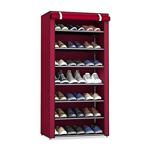 7 Layers Shoes Rack With A Non Woven Fabric Cover