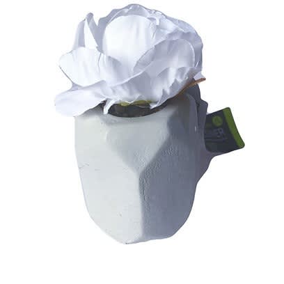 Artificial Flower Head - Grey