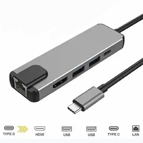5 In 1 Type C To Hdtv Adapter