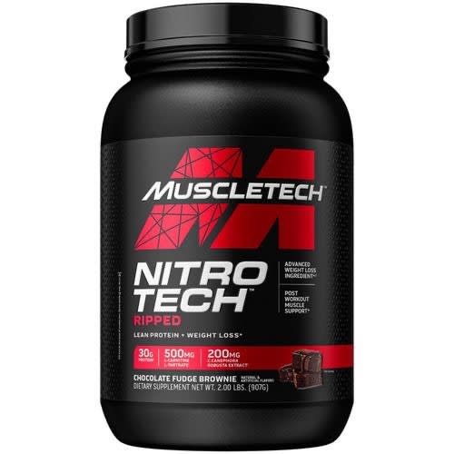 Muscletech Nitrotech Ripped Chocolate Fudge Brownie - 907g