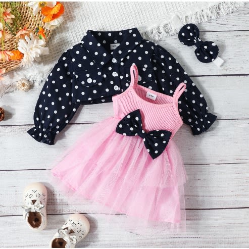 Baby Gown / Jacket And Headband
