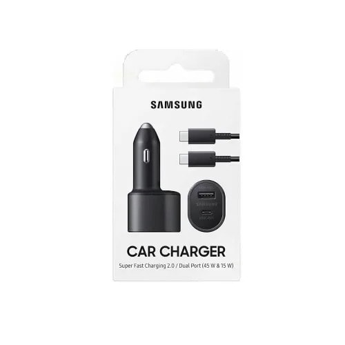 Fast Dual Car Charger - 45W+15W