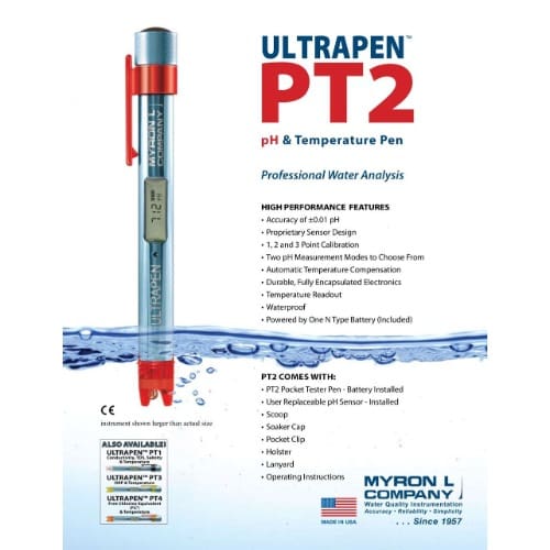 Myron L Ultrapen Pt2 Ph And Temperature Pen Meter