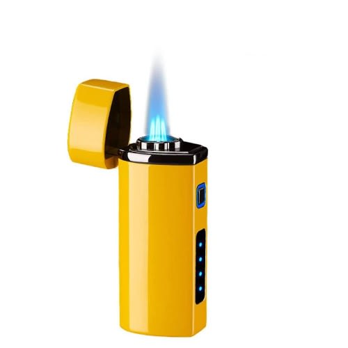 Rechargeable Triple Torch Gas Window Led  Lighter