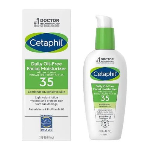 Cetaphil  Daily Oil Free Facial Moisturizer With SPF 35