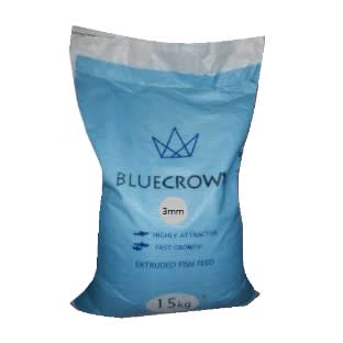 Catfish Feed - 15kg Blue Crown 3mm Grain Size Pellet