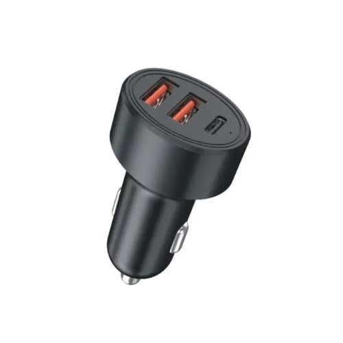 Multi-ports Fast Car Charger Ultra 32w With Dual Usb+pd Ports