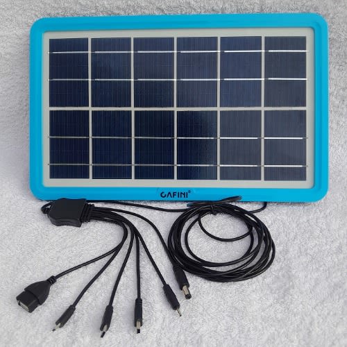 Cafini Cn-ty7500 (n) Direct Phone Charger Solar Panel - 10W - 6v - Sky Blue