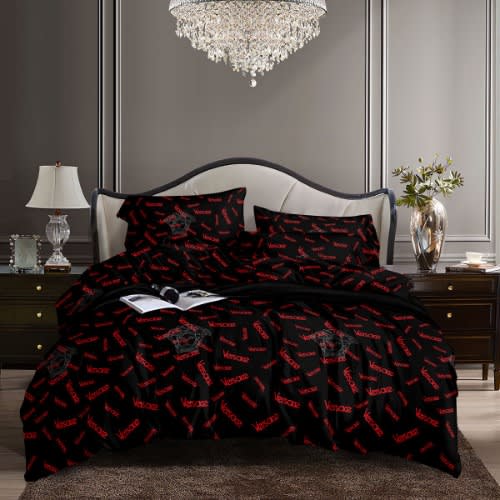 A duvet /  duvet cover with pillowcase - Red