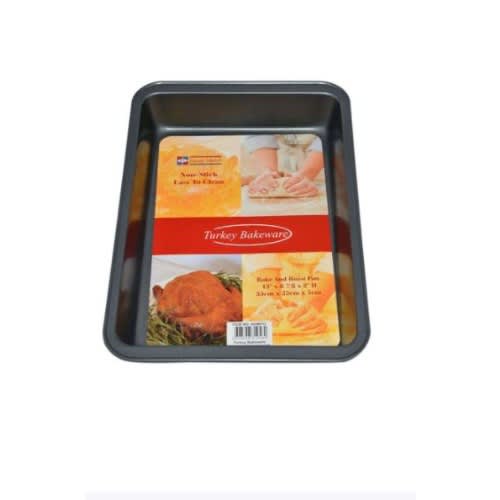 Oblong Cake Pan 33 Cm - Black