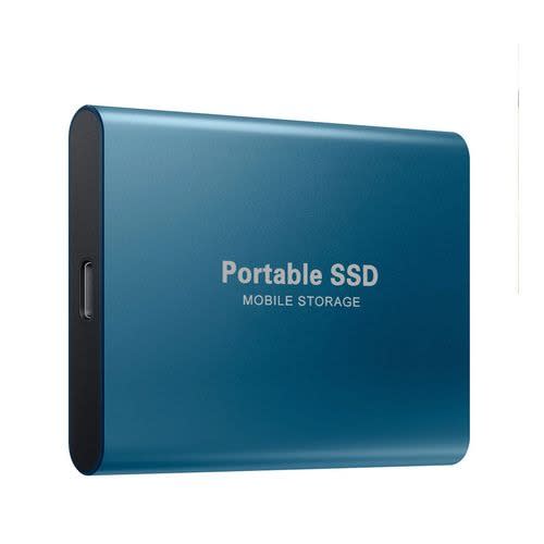 Portable Ssd External Hard Drive - 1tb Storage Blue