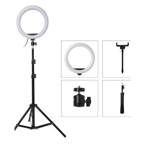 Ring Light With Stand - 10"