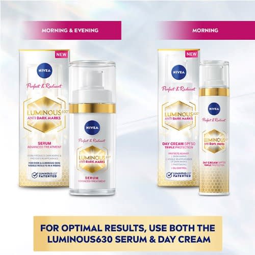 Perfect & Radiant Luminous630 Anti Dark Marks Serum 30ml & Anti Dark Marks Day Cream