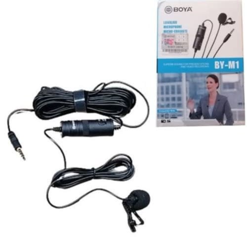 Boya Lapel Microphone Lavalier For Smartphones Dslr Pc Camcorders