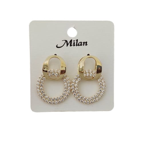 Zirconia Drop Earrings
