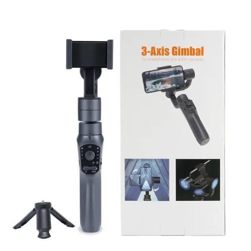 Professional Wireless Multifunctional Smooth 3-axis handheld Gimbal 360 Rotate face tracking