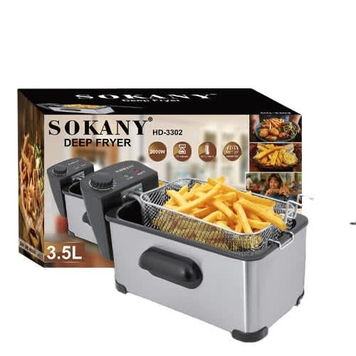 Electric Deep Fryer - 3.5 Liters - 2000W