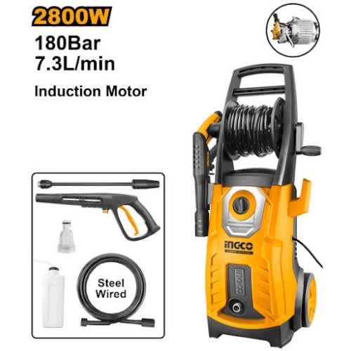 Hpwr28008 High Pressure Washer - 2800w - 180bar