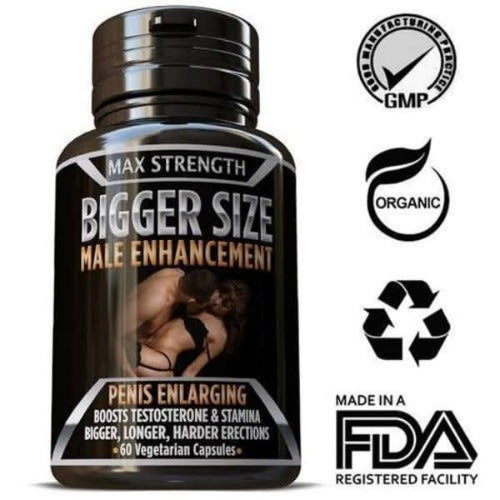 Max Strength Bigger Size Male Enhancement - 60 Capsules