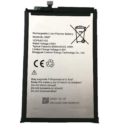 Replacement Battery For Tecno Pouvoir 4 And Pouvoir 4 Pro