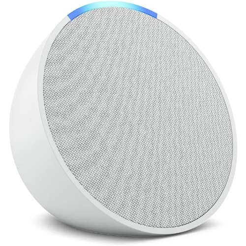 Amazon Echo Pop Smart Speaker With Alexa | Glacier White