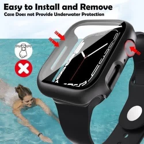 Tempered Glass Screen Protector Case For Apple Watch Series 3/2/1 - 42m