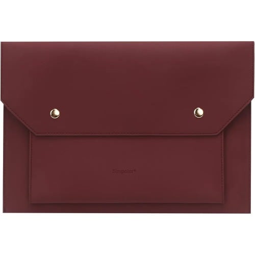 15.6” Laptop Bag Sleeve Premium Pu Leather Laptop Case