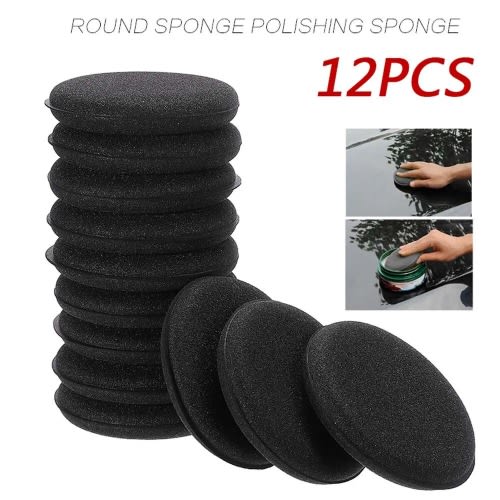 High Density Car Waxing Polish Foam - 12pcs