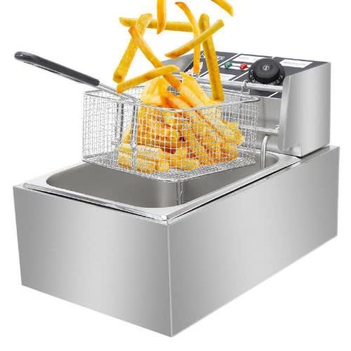 Hoffmans Commercial Electric Deep Fryer - 2500W - 6L