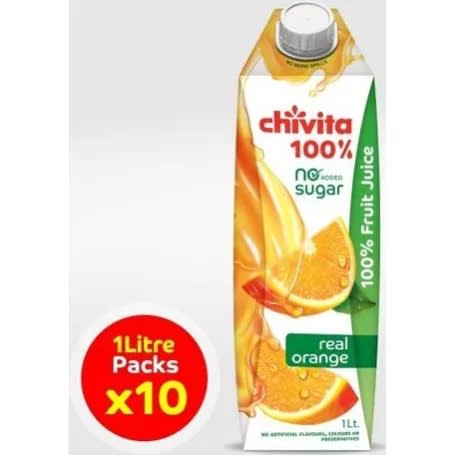 Chivita 100% Fruit Juice - 1l × 10 Pieces