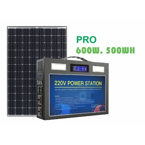 Onenergy Pro Solar Generator With Solar Panel - 600W 500wh