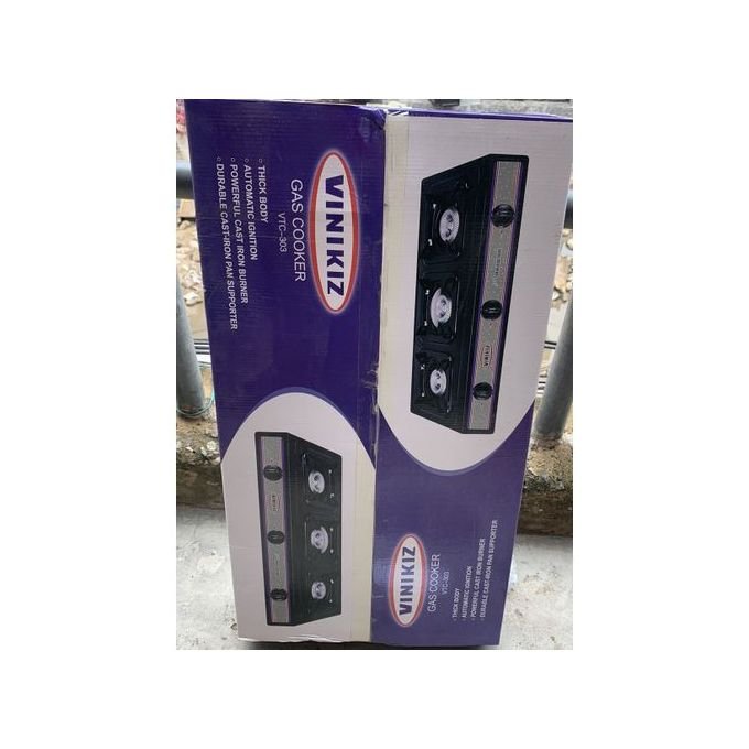 Auto Ignition 3 Burner Table Top Gas Cooker.